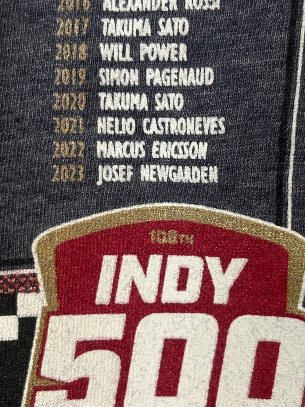 Indianapolis 500 Boys' Graphic Tee - Blue - Picture 5 of 5